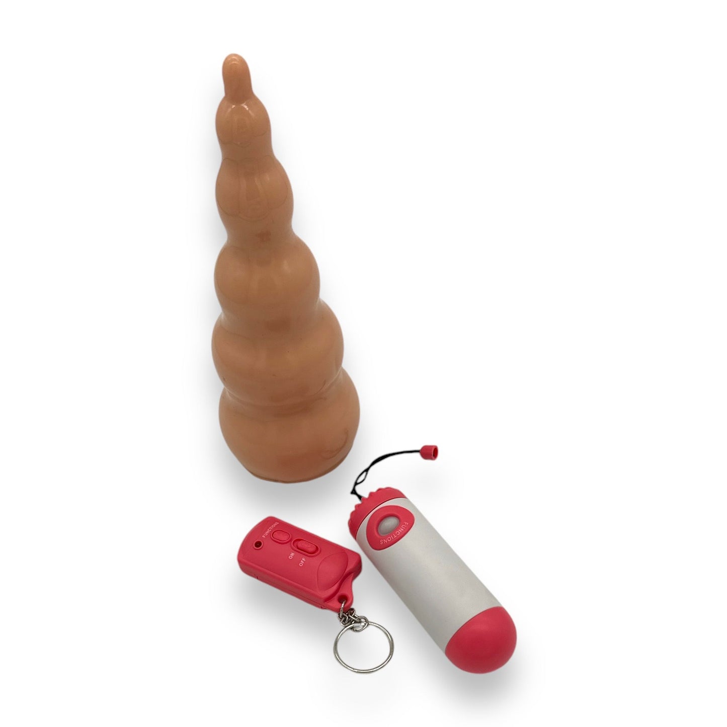 Trendy Deals - TD18070 - Cone Coma Mega Vibrating Buttplug - 18 Cm / 7 Inch - Extreme Dia 7 Cm