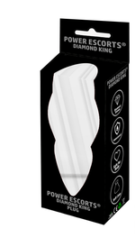 Power Escorts - BR213 Sblack - Diamond King Small Buttplug Black Stone - 9,5cm - dia: 3cm
