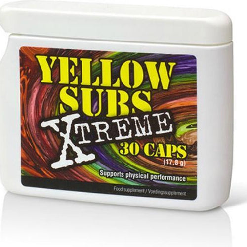 Cobeco - Yellow Subs Xtreme - 30 Capsules - Food Supplement with Caffeine