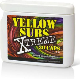 Cobeco - Yellow Subs Xtreme - 30 Capsules - Food Supplement with Caffeine