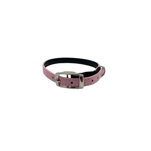 Cat Collar / Small Dog Collar - Pink/Black - Dia 8 CM - Length 30 CM - Width 0,7 CM