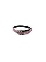 Cat Collar / Small Dog Collar - Pink/Black - Dia 8 CM - Length 30 CM - Width 0,7 CM