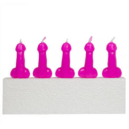 Kinky Pleasure - FT001 - Penis Candle - 5 Pieces - Pink