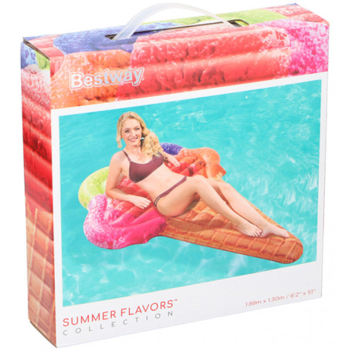 Timmy Toys - ED006 - Bestway Ice cream Air Lounger - 178x125x16cm - 1 Piece