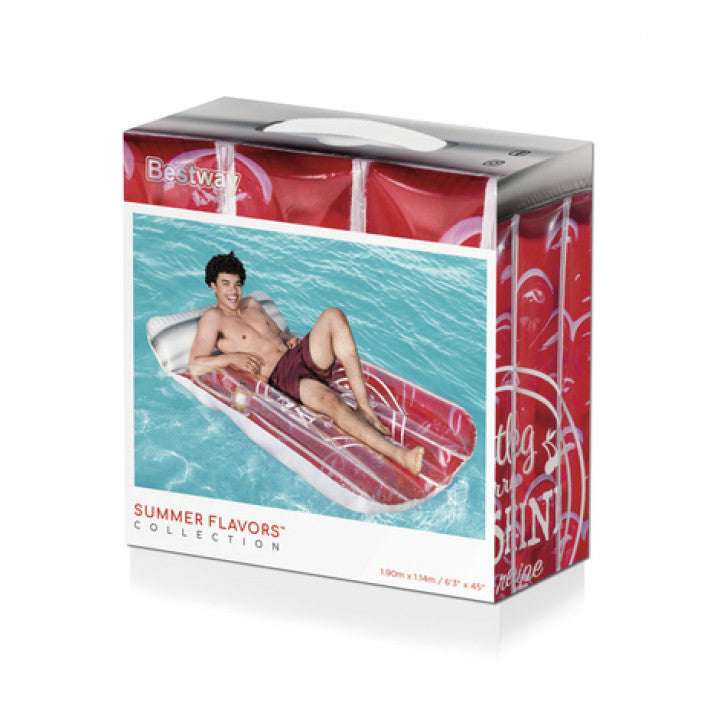 Timmy Toys - ED008 - Bestway Air Lounger - 190x114cm - Red - 1 Piece