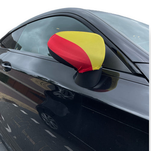 Timmy Toys - 00/0784 - Auto Mirror Cover - German Flag - Belgium Flag - 1 Pair