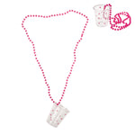 Kinky Pleasure - Z015 - Shotglass Neckless - 24 Pieces In Bulk Package