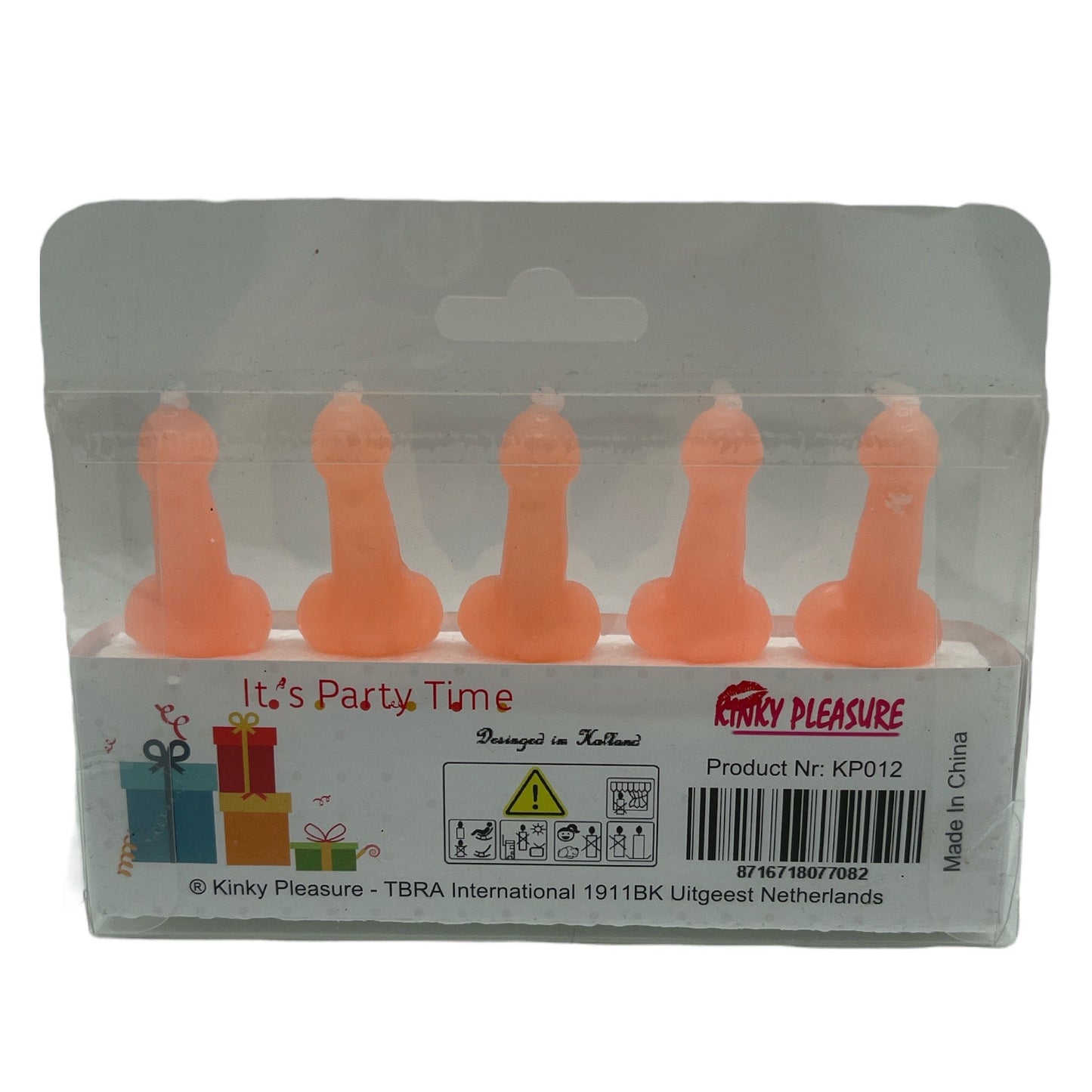 Kinky Pleasure - KP012 - Penis Candle - 5 Pieces - Beige