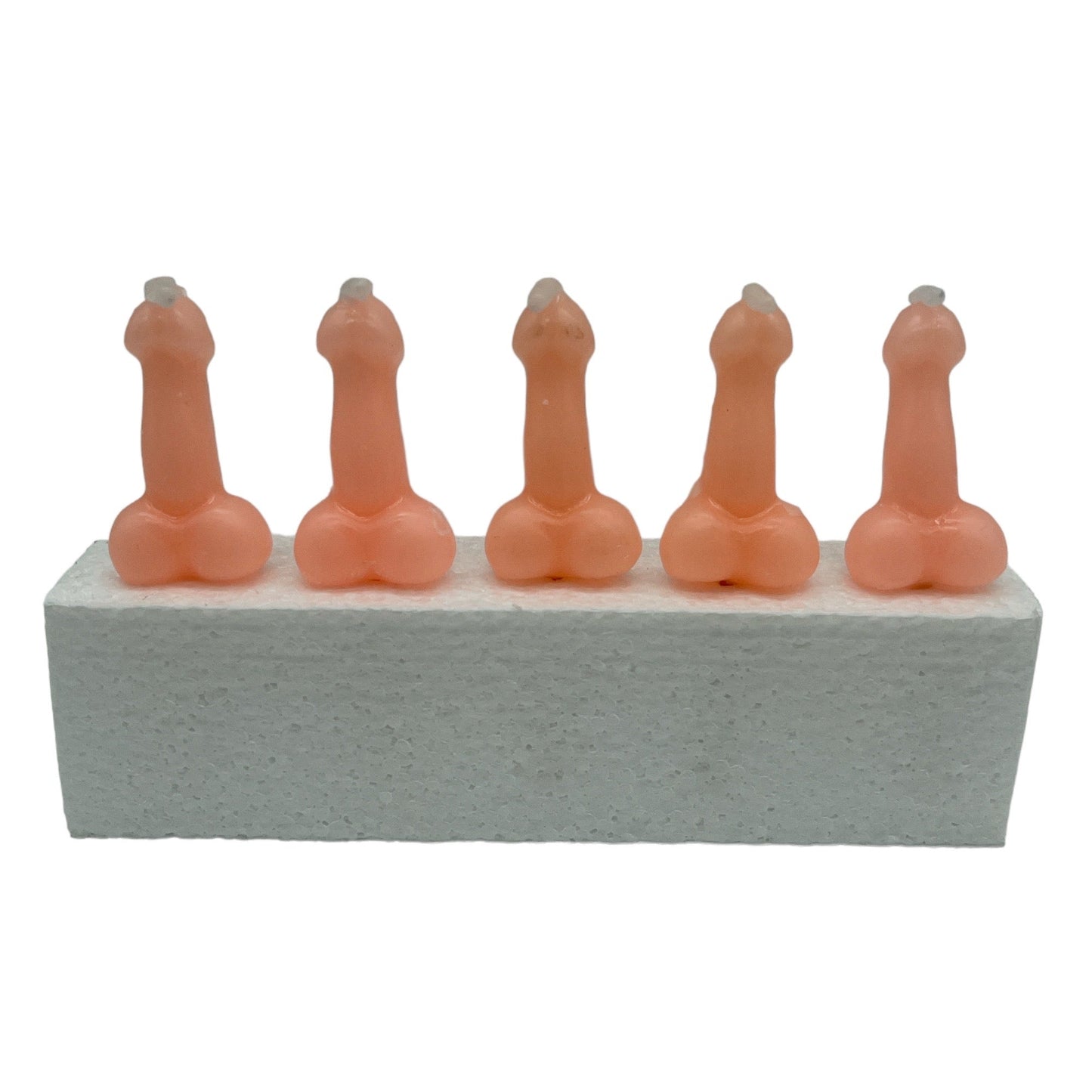 Kinky Pleasure - KP012 - Penis Candle - 5 Pieces - Beige