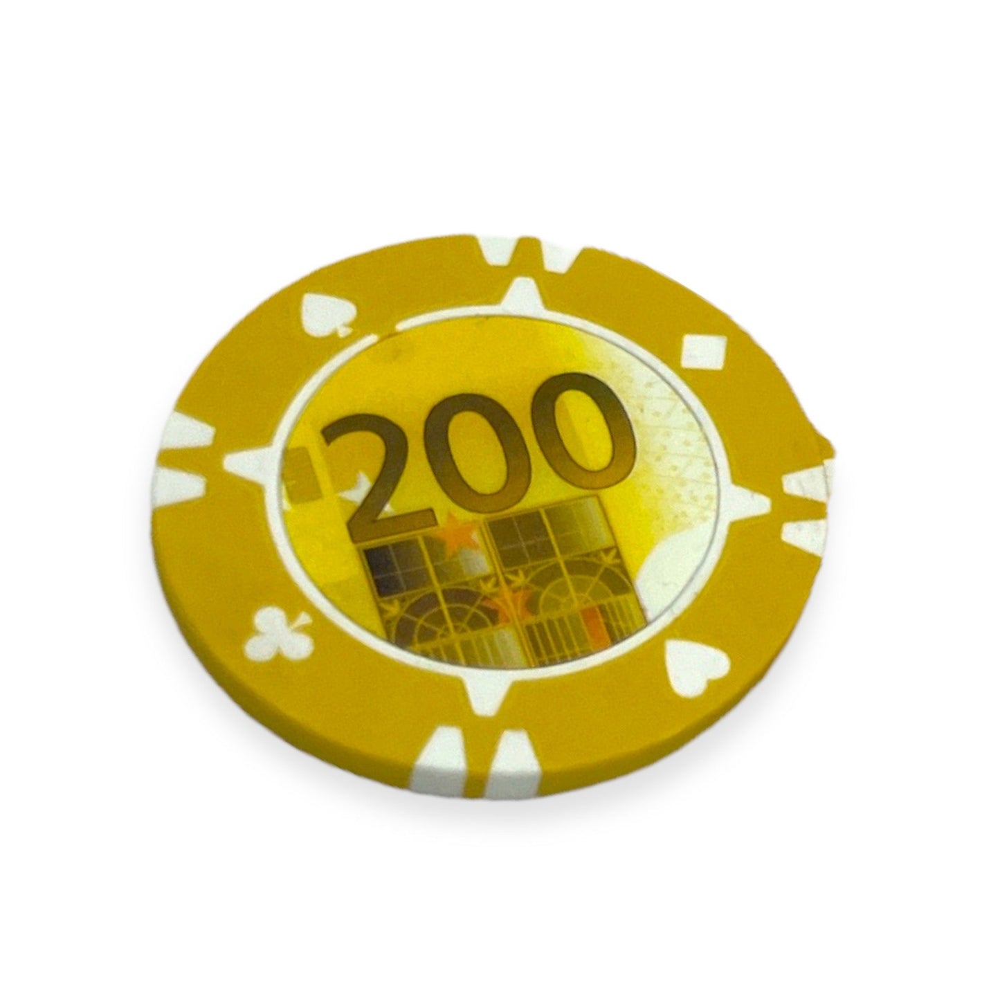 Timmy Toys - Poker Chips - € Money - 25pcs- 6 Models - 1 Piece