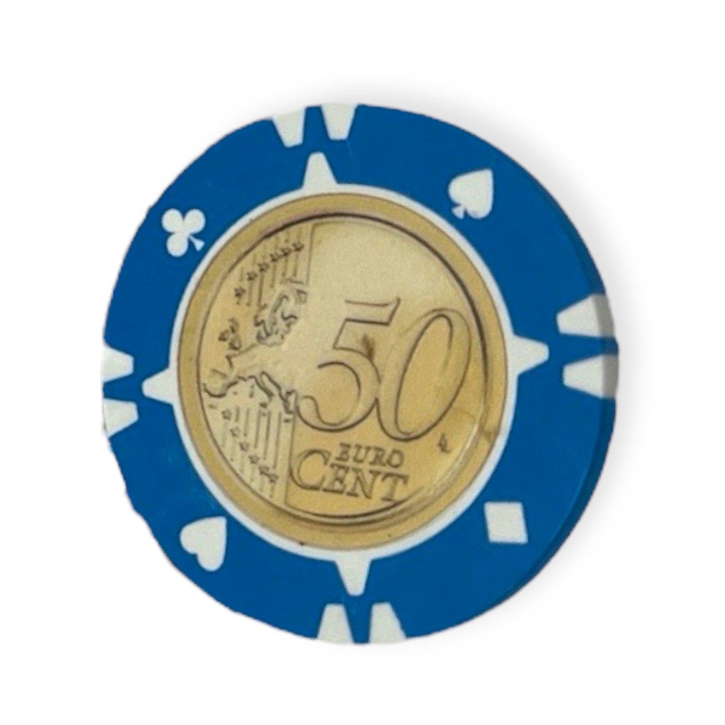 Timmy Toys - Poker Chips - € Money - 25pcs- 6 Models - 1 Piece