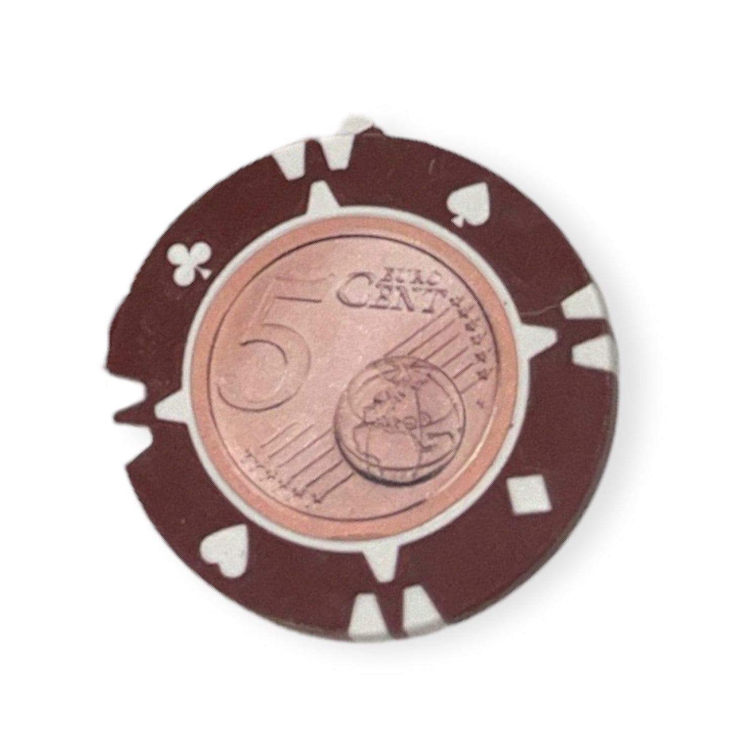 Timmy Toys - Poker Chips - € Money - 25pcs- 6 Models - 1 Piece