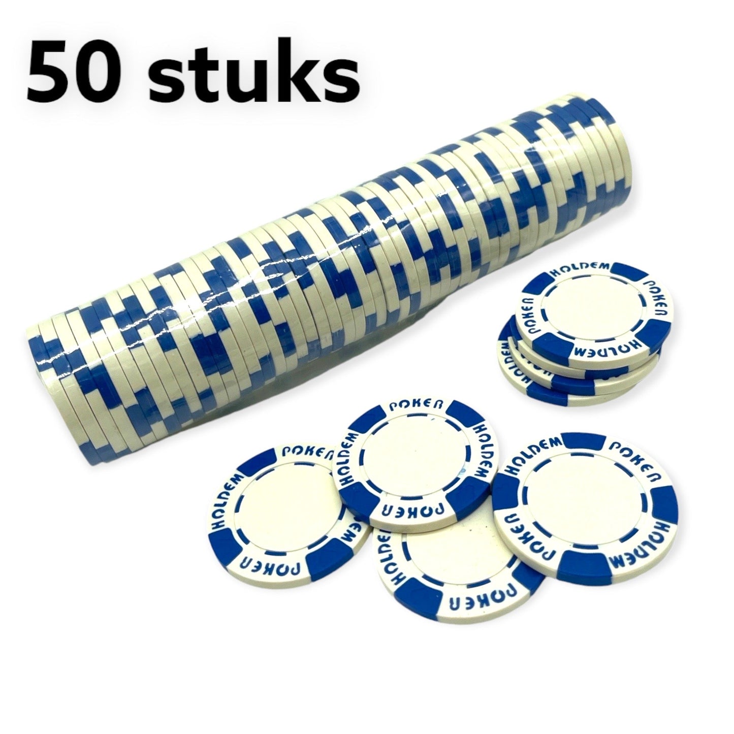 Timmy Toys - Poker Chips - 50pcs - 6 Colour