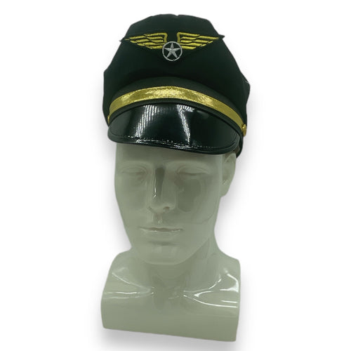 Kinky Pleasure - FT115 - Black Pilot's Cap - 1 Piece