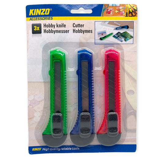 Timmy Toys - VD019 - Hobby Knife Warehouse Knifes - 3pcs - 3 Colours - 1 Piece