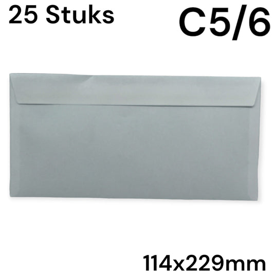 Timmy Toys - VD029 - C5/C6 Envelope - White - 114x229mm - 25 Pack - 1 Piece
