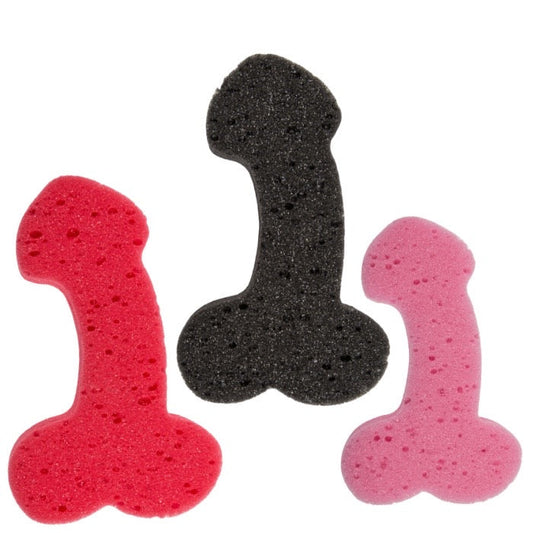 Kinky Pleasure - OB028 - Penis Bath Sponge - 3 Colours - 1 Piece