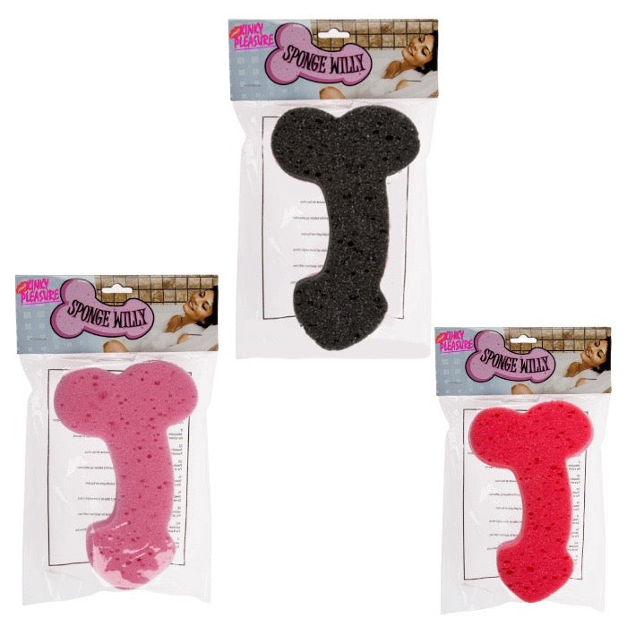 Kinky Pleasure - OB028 - Penis Bath Sponge - 3 Colours - 1 Piece