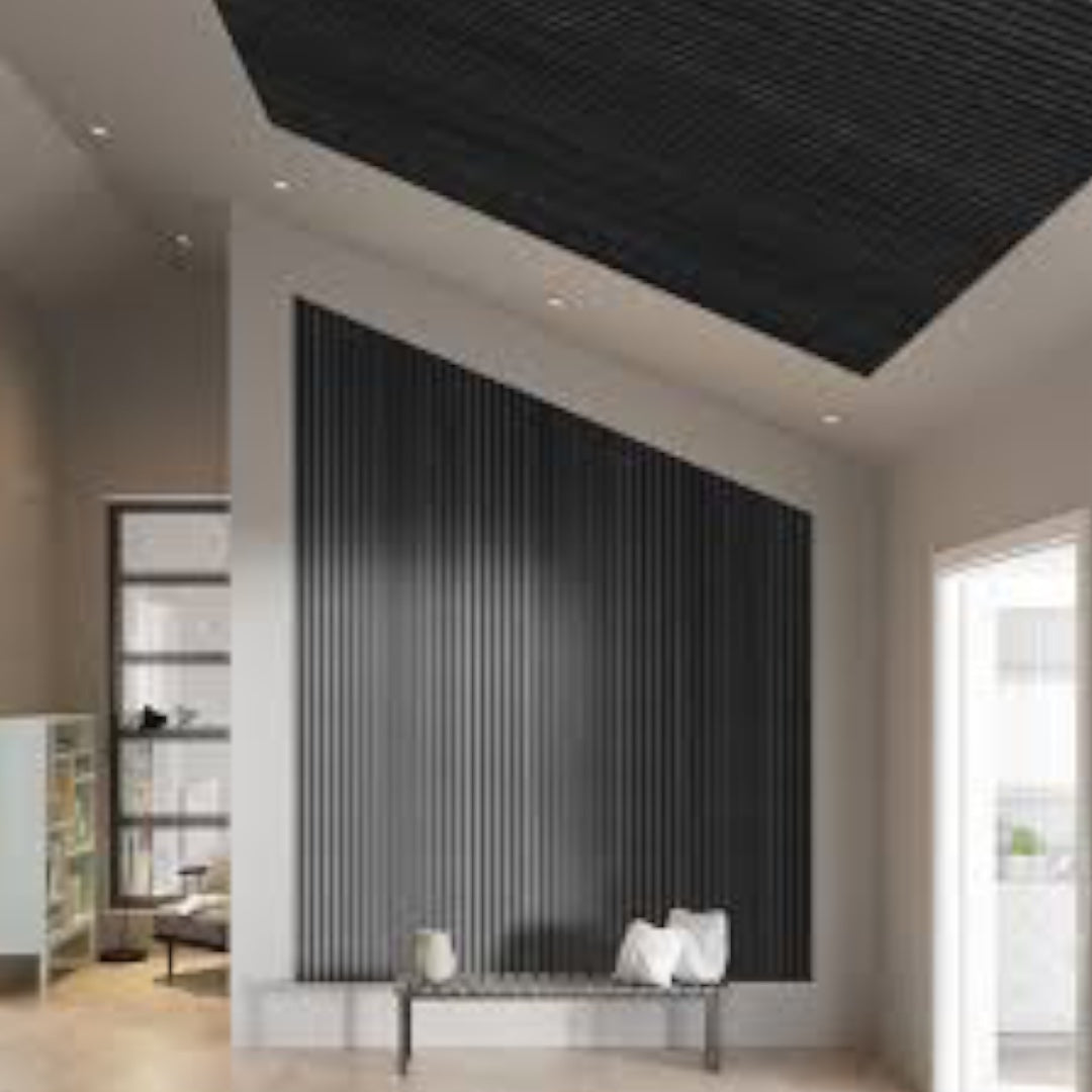 Rigi International - Black Ash Acoustic Wall Panel - 270 x 60 x 21 cm - 1 Piece