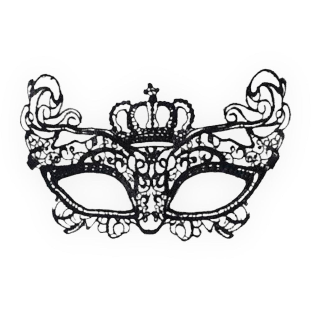 Kinky Pleasure - PL054 - Venetiaans Mask With Crown Patern