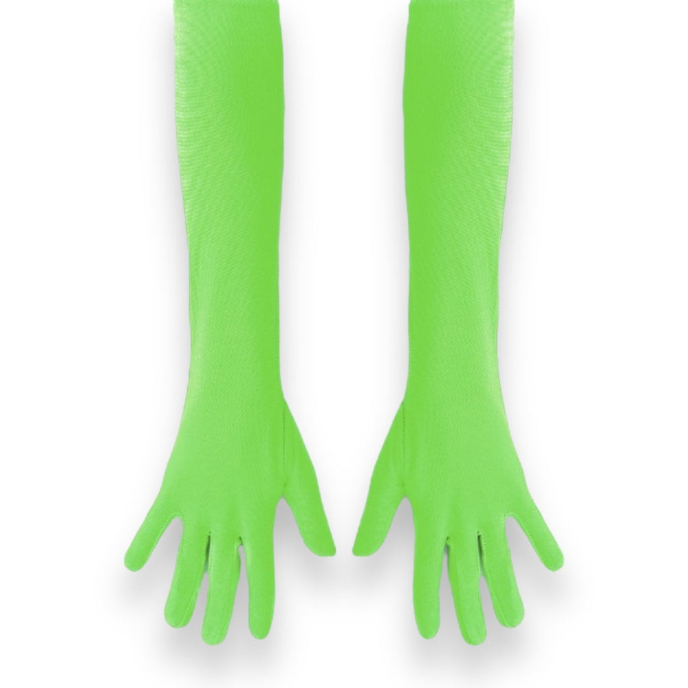Kinky Pleasure - PL079 - Hand Gloves Long Soft - Green