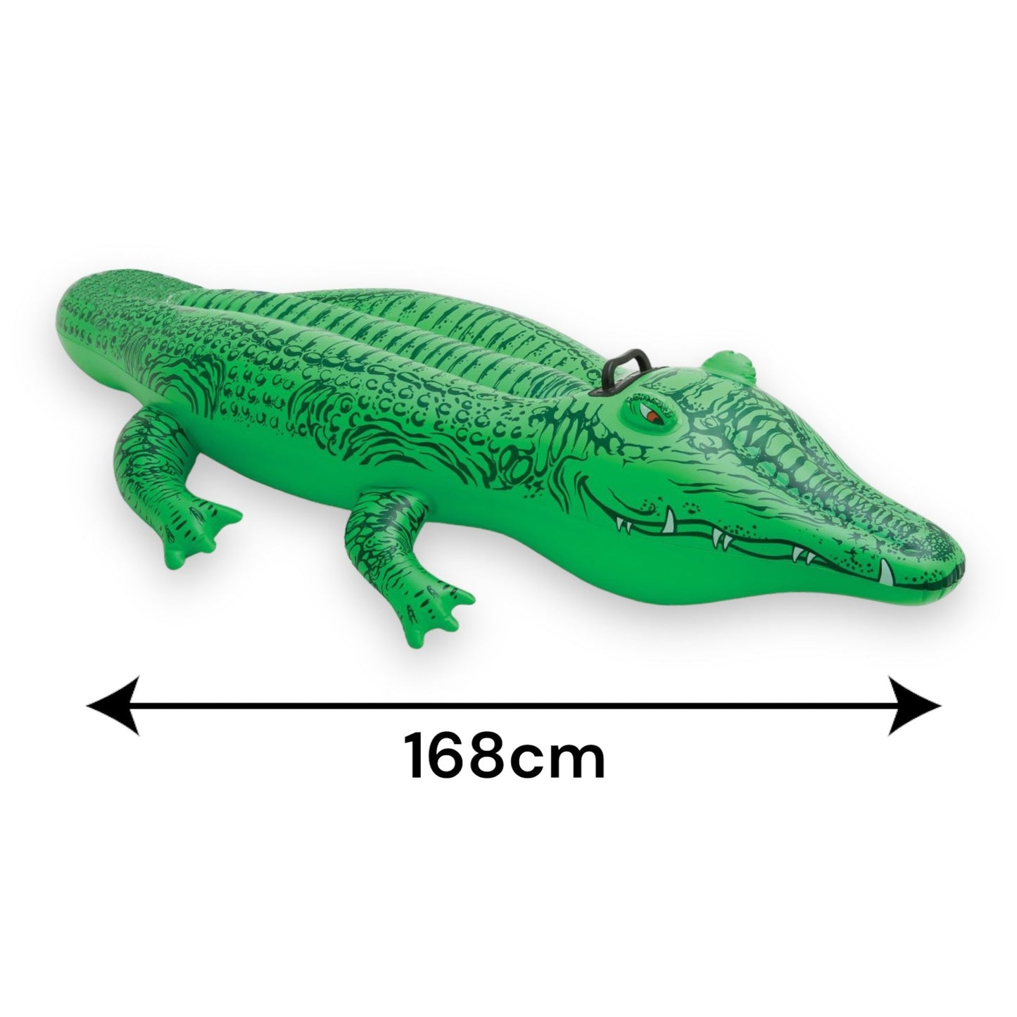 Timmy Toys - AC007 - Intex Blow Up Crocodile - Green - 168x86cm - 1 Piece