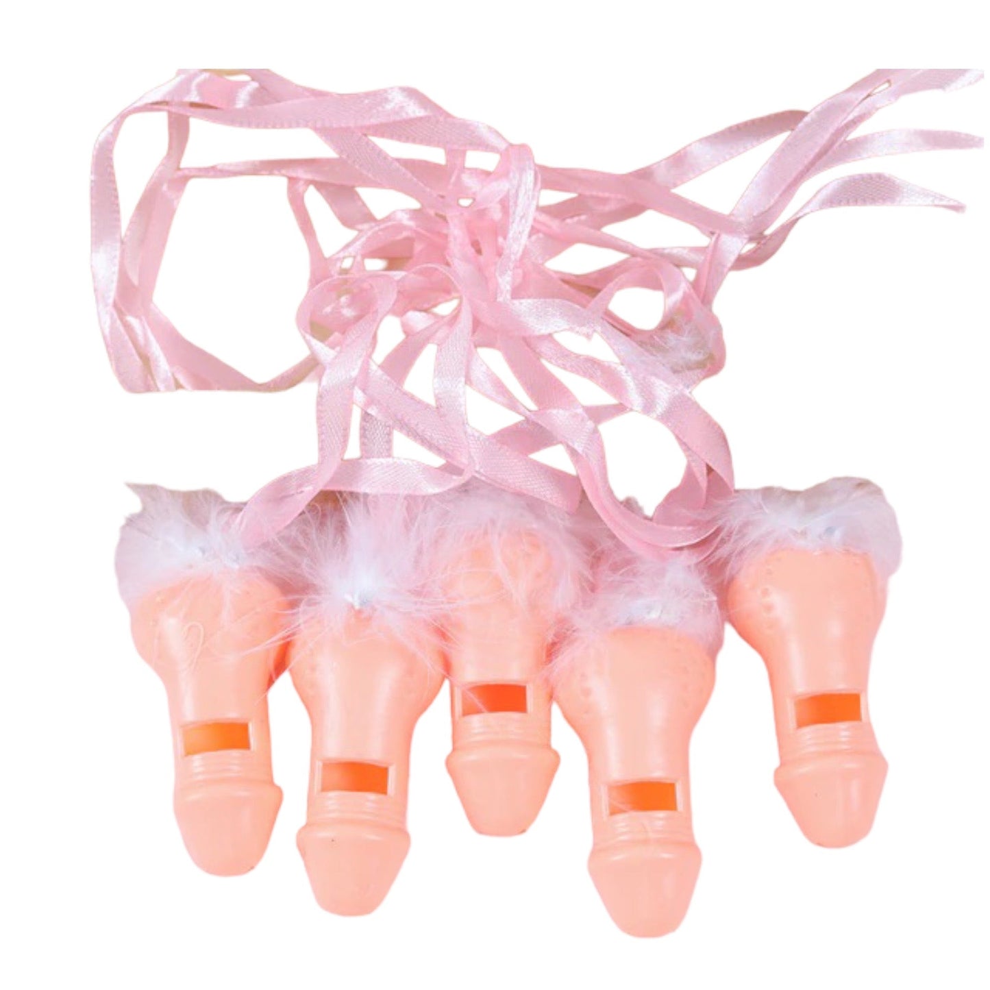 Kinky Pleasure - KP004 - Penis Whitle With Pink Feathers - 1 Piece