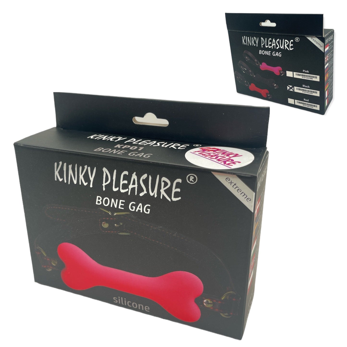 Kinky Pleasure - KP001 - Bone Gag - 3 Colours