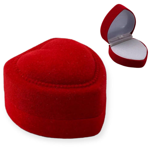 Kinky Pleasure - AX021 - Wedding Ring Box Heart - 4,5cm - Red - 1 Piece