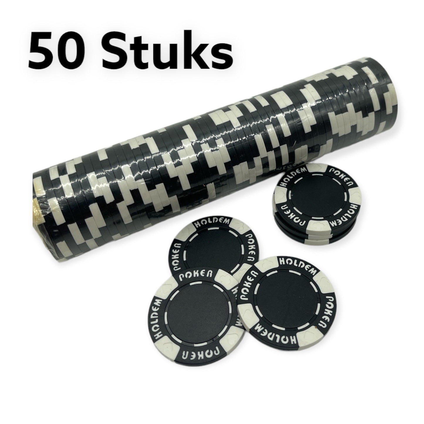 Timmy Toys - Poker Chips - 50pcs - 6 Colour