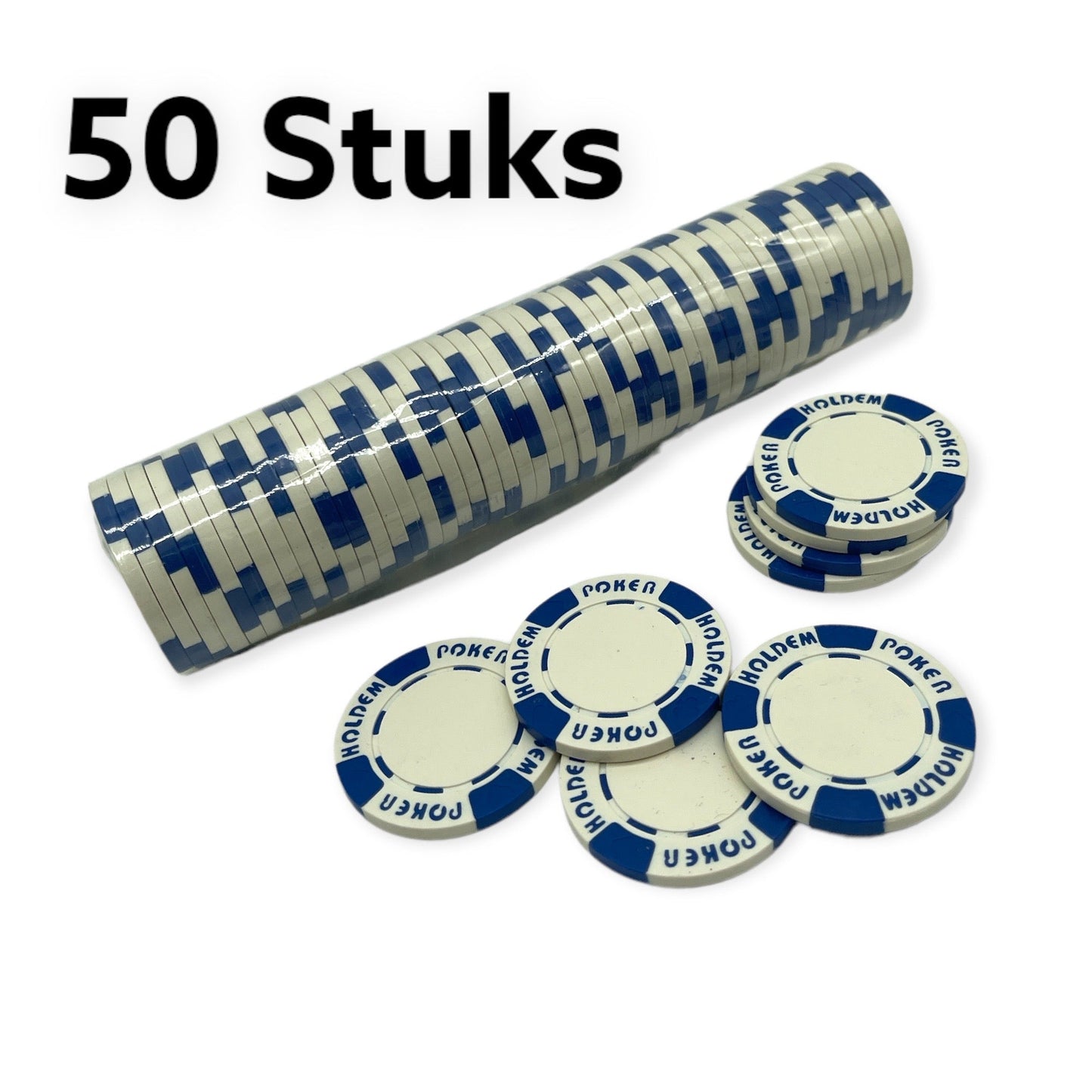 Timmy Toys - Poker Chips - 50pcs - 6 Colour