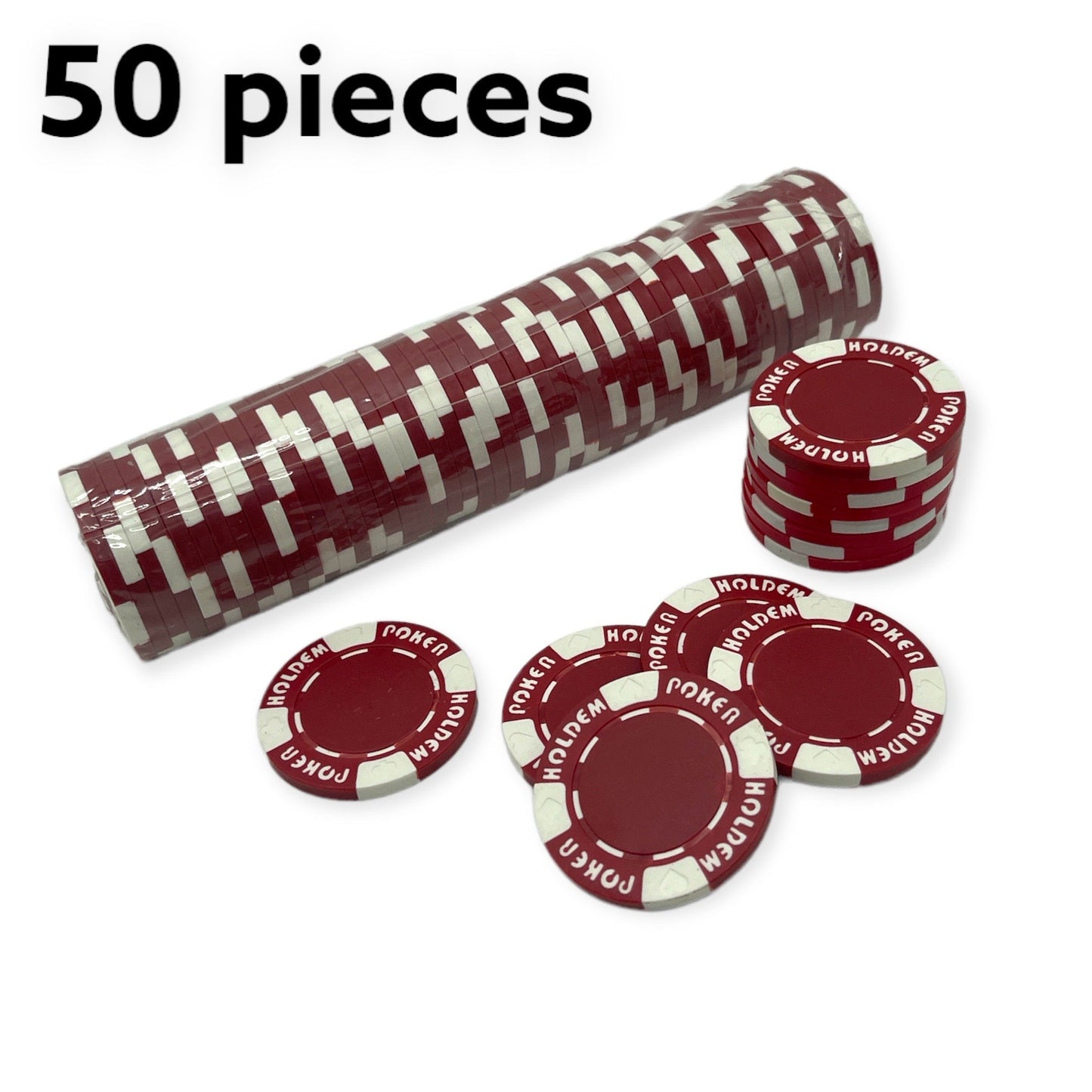 Timmy Toys - Poker Chips - 50pcs - 6 Colour