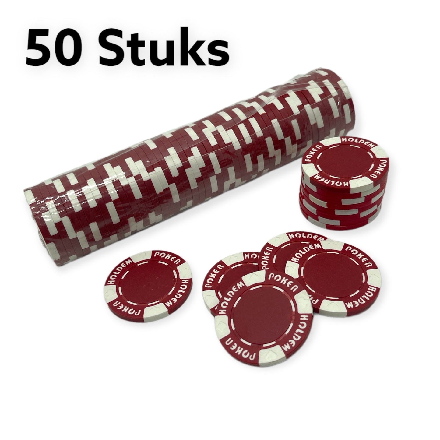 Timmy Toys - Poker Chips - 50pcs - 6 Colour