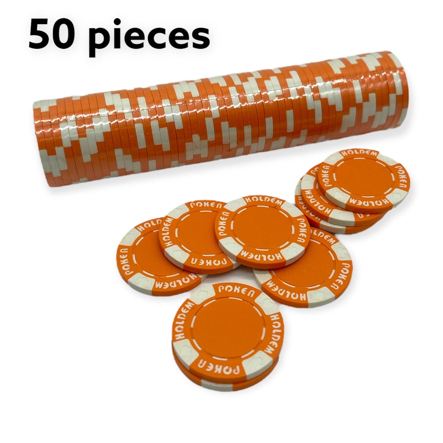 Timmy Toys - Poker Chips - 50pcs - 6 Colour