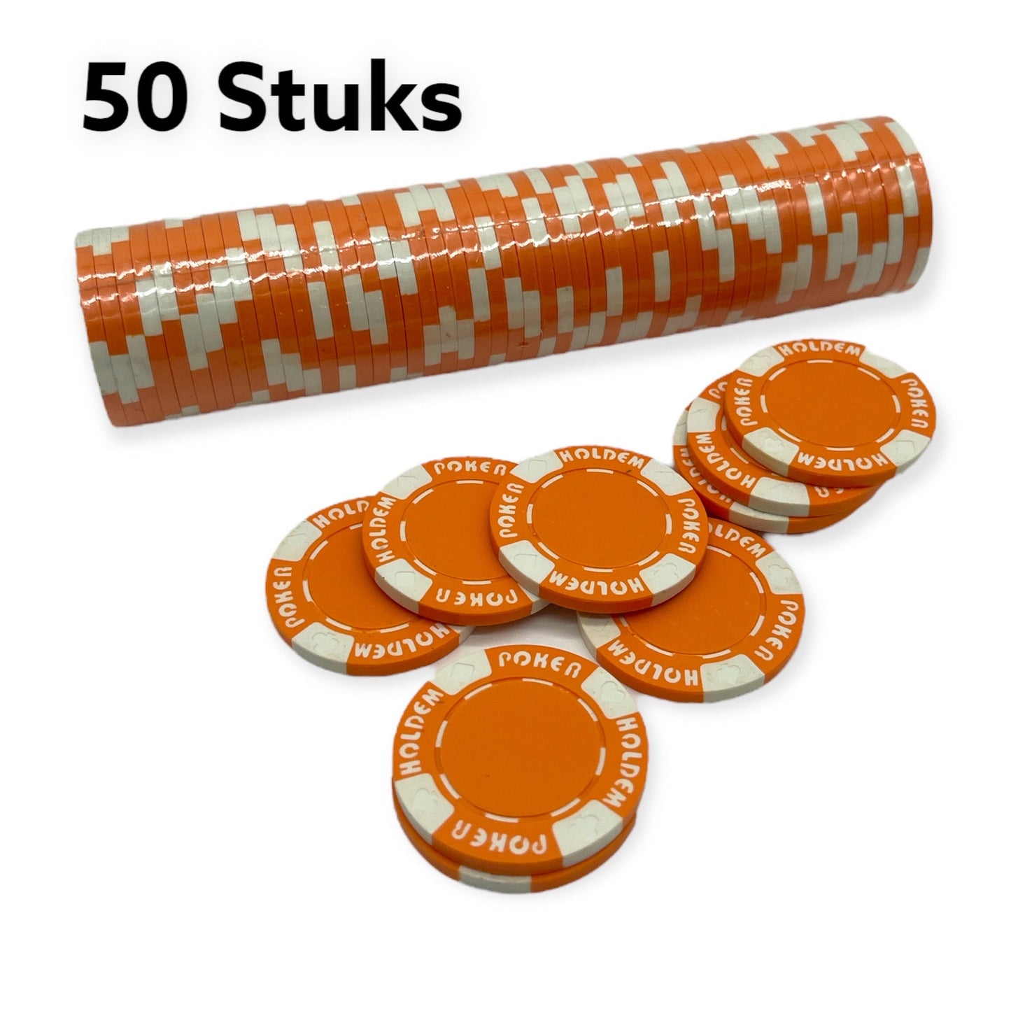 Timmy Toys - Poker Chips - 50pcs - 6 Colour