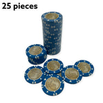 Timmy Toys - Poker Chips - € Money - 25pcs- 6 Models - 1 Piece