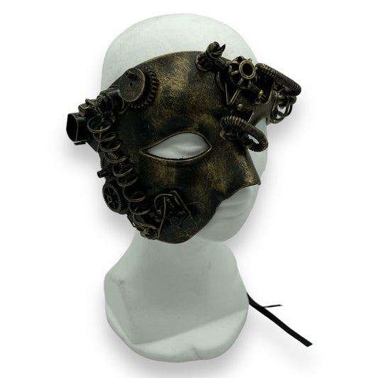 Kinky Pleasure - FT113 - Mask Phantom - Gold - 1 Piece