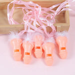 Kinky Pleasure - KP004 - Penis Whitle With Pink Feathers - 1 Piece