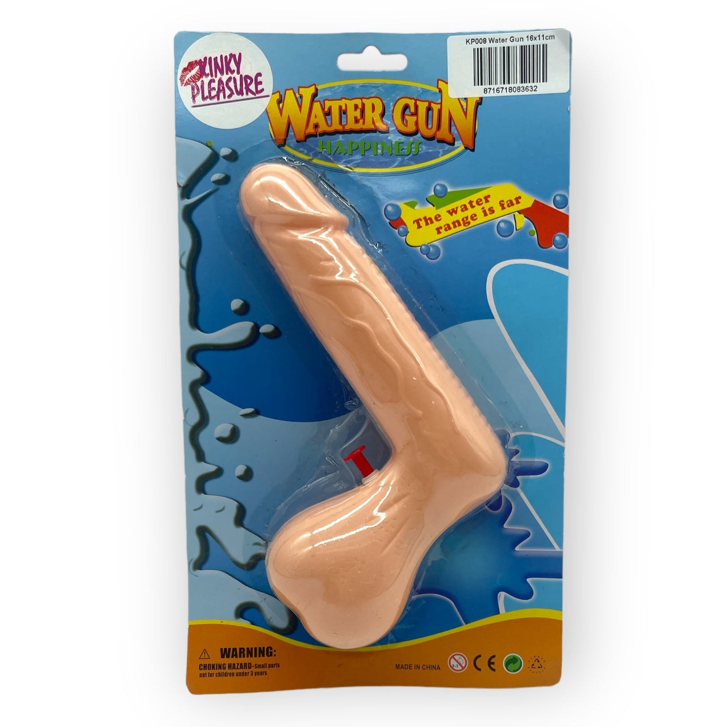 Kinky Pleasure - KP006 - Penis Water Gun - 16x11cm - 1 Piece