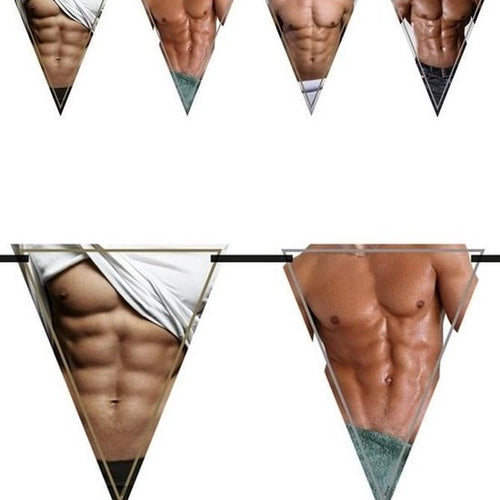 Kinky Pleasure - FT013 - Cheeky Party Banners - Man & Woman - 1 Piece