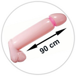 Kinky Pleasure - KP005 -Inflatable Mega Penis XXL - 90cm - 1 Piece