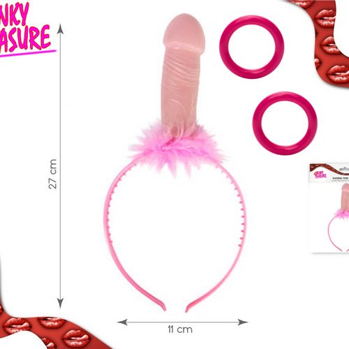 Kinky Pleasure - FT008 - Penis Tiara With Trowing Rings 6pcs - 1 Piece