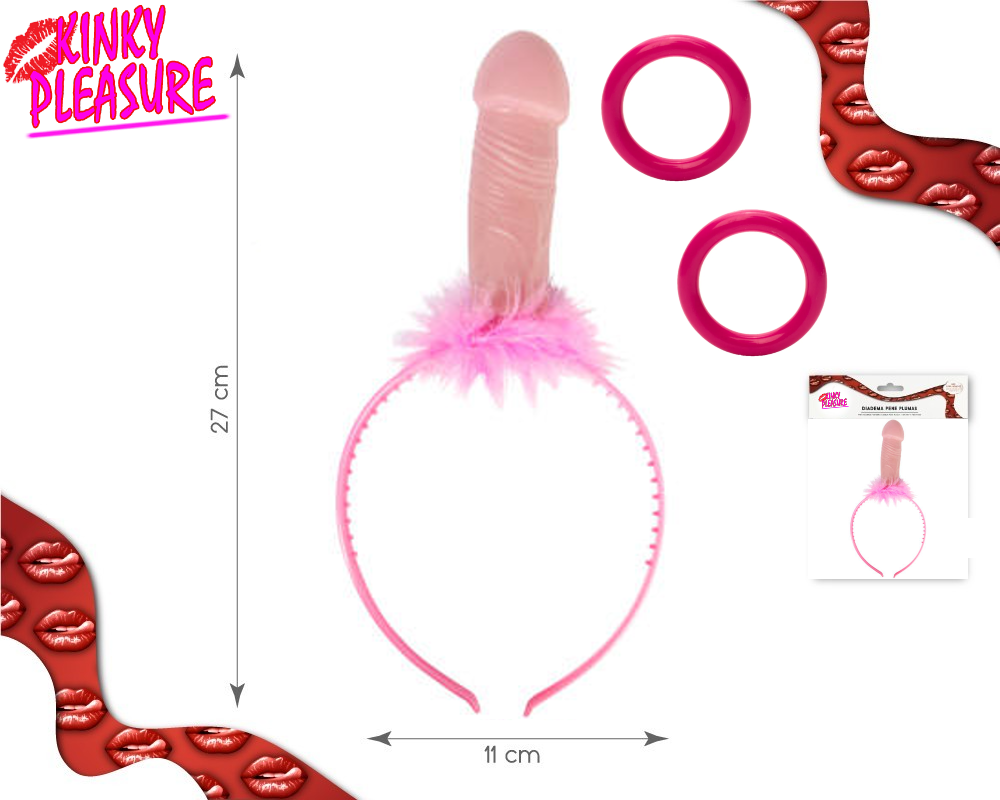 Kinky Pleasure - FT008 - Penis Tiara With Trowing Rings 6pcs - 1 Piece