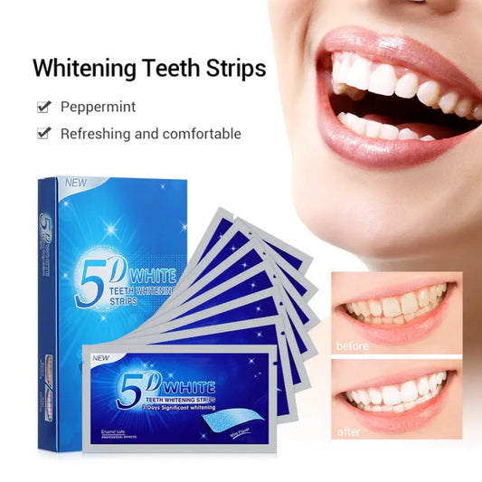 Kinky Pleasure - AX102 - 5d Whitening Strips - 7 Pieces - Week Pack