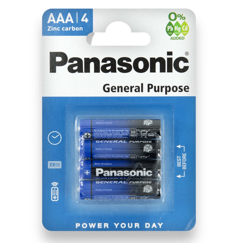 Kinky Pleasure - Panasonic AAA Zinc 4pcs - 1 Piece