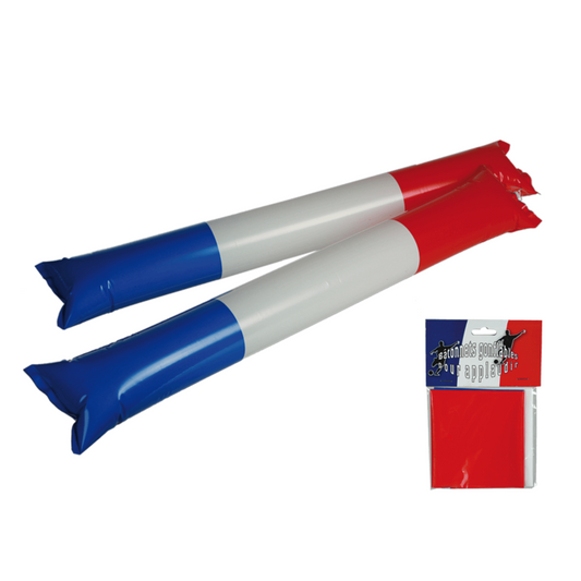 Timmy Toys  - B012 - Blow Up French Flag Gossip Poles 2pcs - 1 Piece