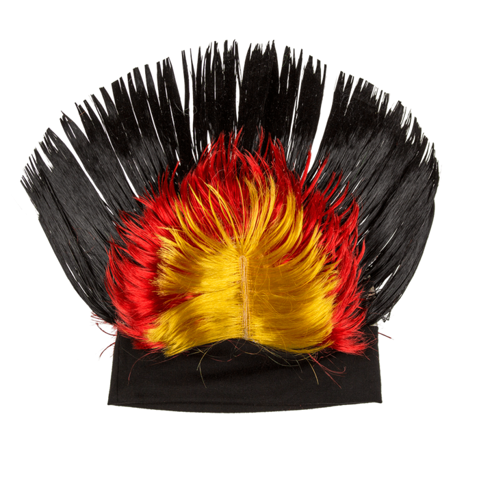 Kinky Pleasure - OB059 - Mohawk Iroquois Wig With German Flag Desing - 1 Piece