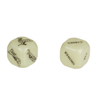 Kinky Pleasure - OB009 - KamaSutra Sex Dice - Sex Stands - NEON - 2pcs On Blister Card