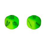 Kinky Pleasure - OB009 - KamaSutra Sex Dice - Sex Stands - NEON - 2pcs On Blister Card