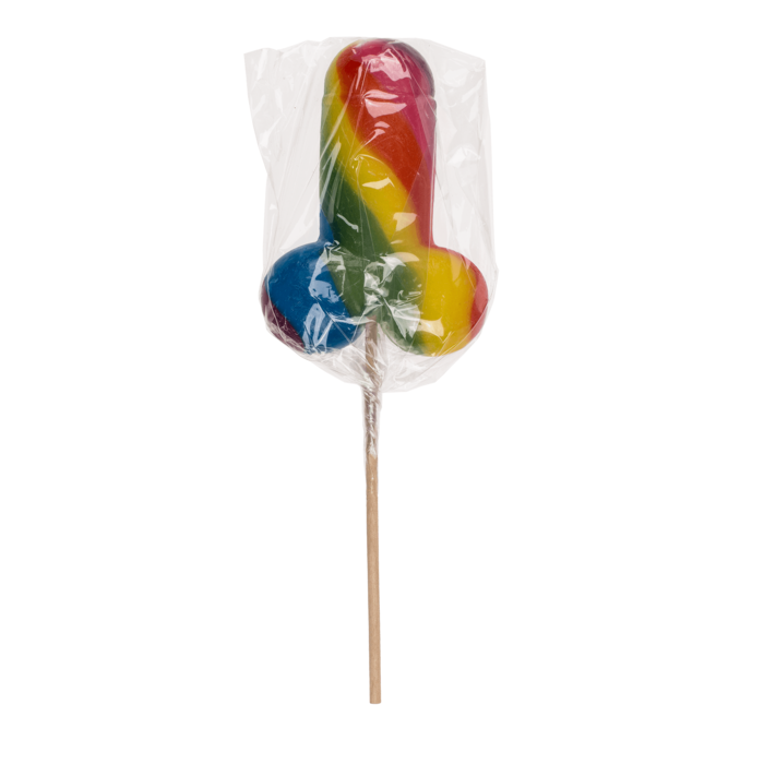 Kinky Pleasure - OB047 - Penis Lolly - Rainbow